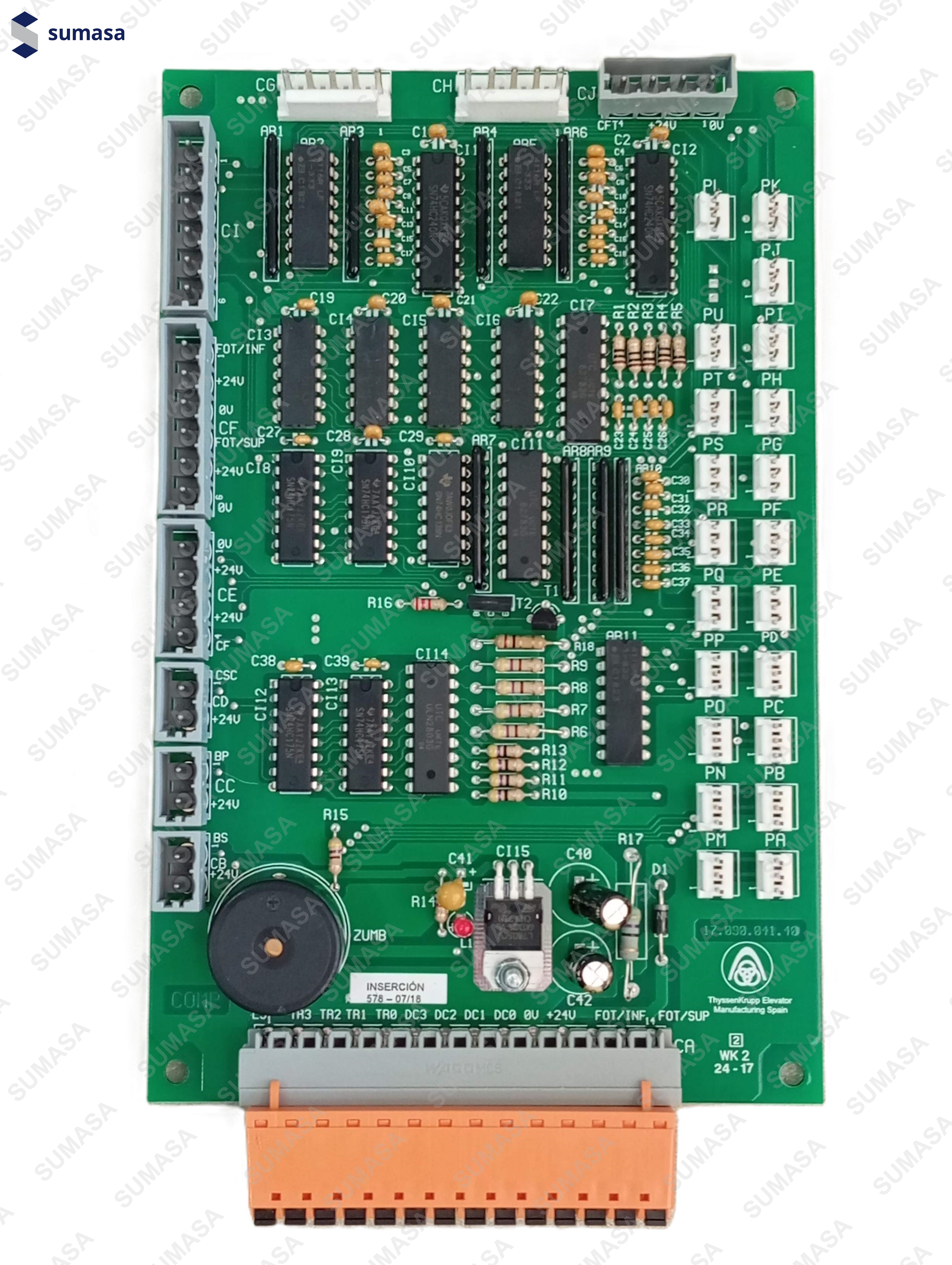 THYSSEN PLACA CABINA F