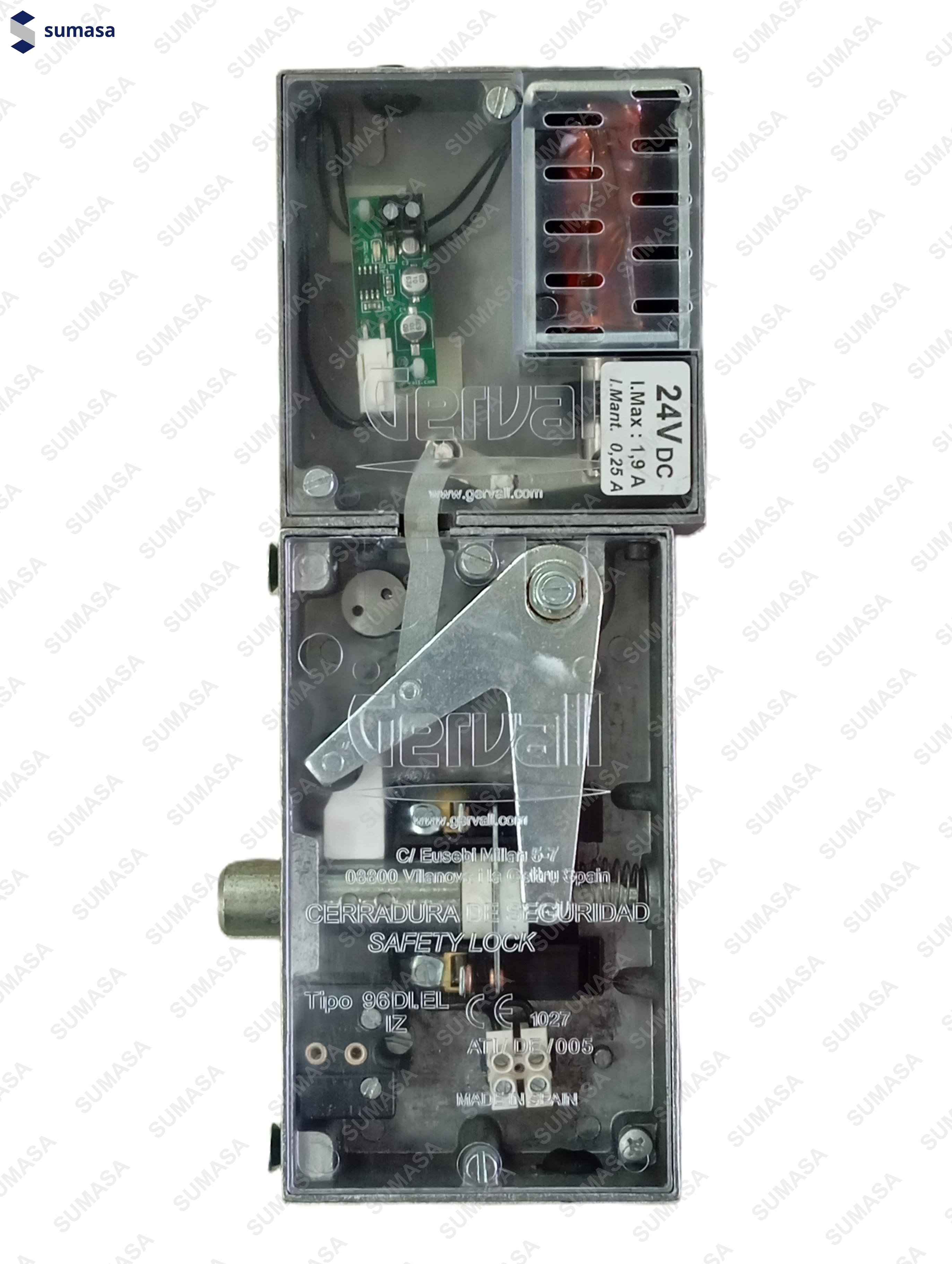 CERRADURA S/CONT. AUX.IZ. ELEC. PEST. BISEL 03.096.IZ.EL