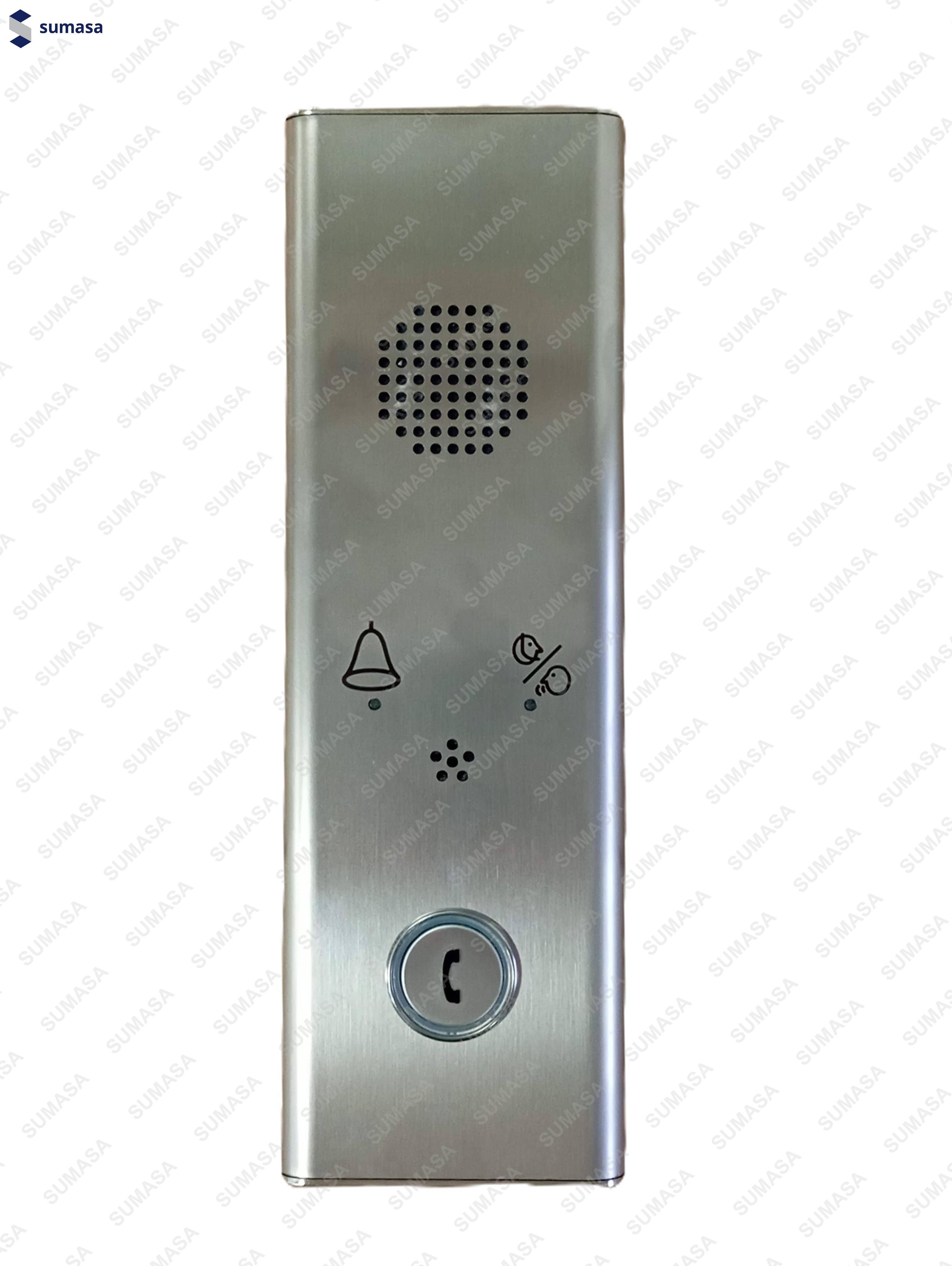 BOTONERA DE SUPERFICIE 101x310 x 35 DE GRUESO PREPARADA PARA TELF.MK852  +1PULS.VENUS XL TELEFONO NR