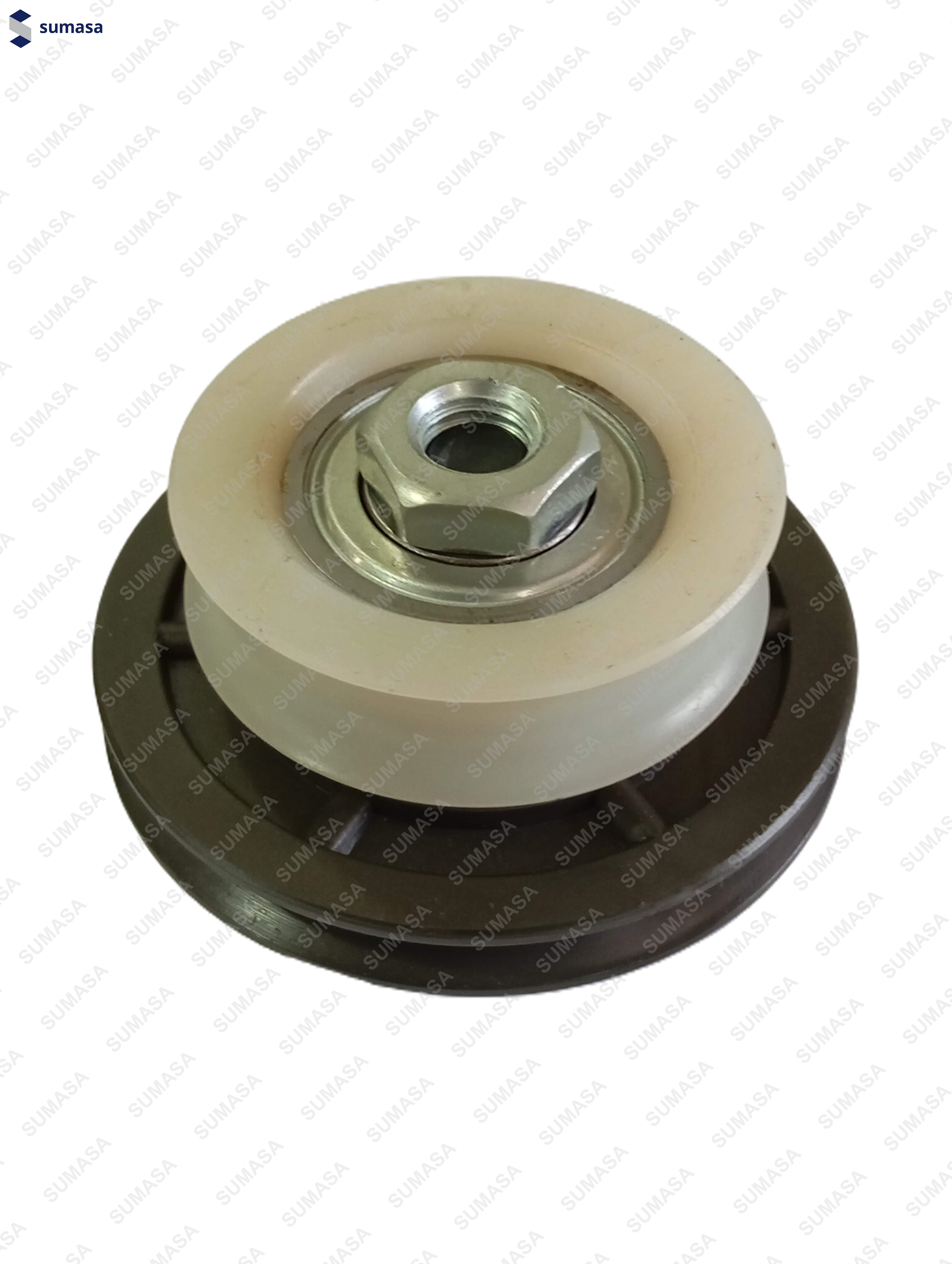 CONJUNTO POLEILLA FIJA SUPERIOR CON AMARRE HEMBRA