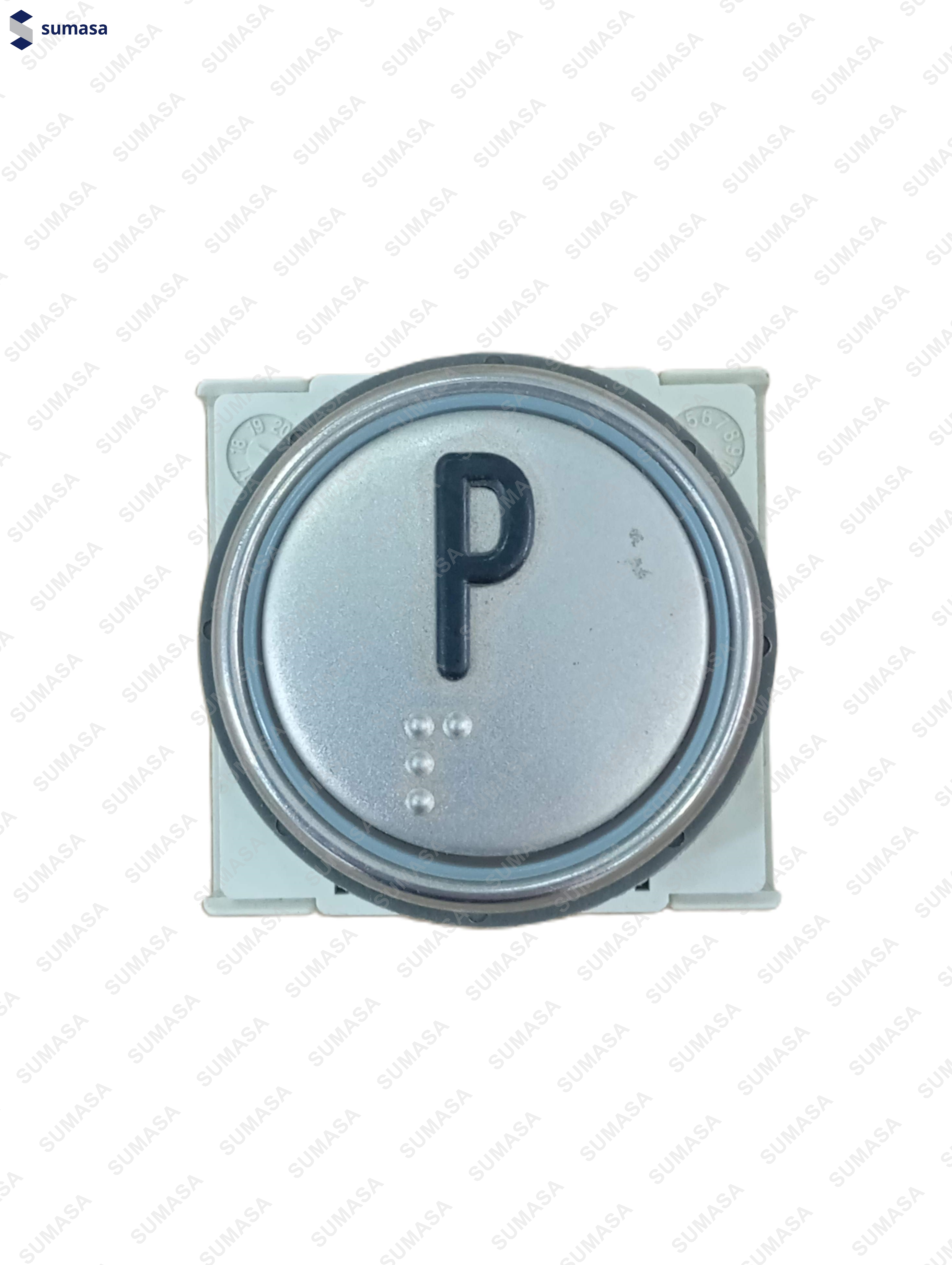 PULSADOR DMG P BMS LUMINOSO BRAILLE RELIEVE