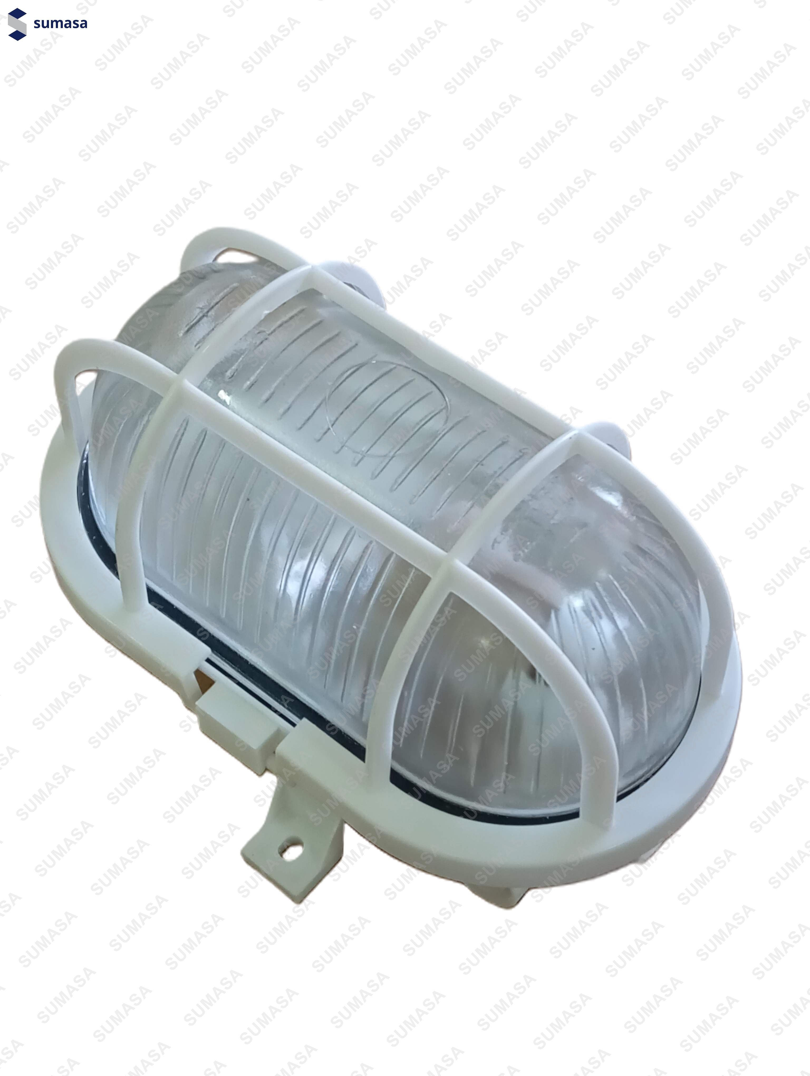 OJO DE BUEY OVALADO BLANCO .TASA INCLUIDA