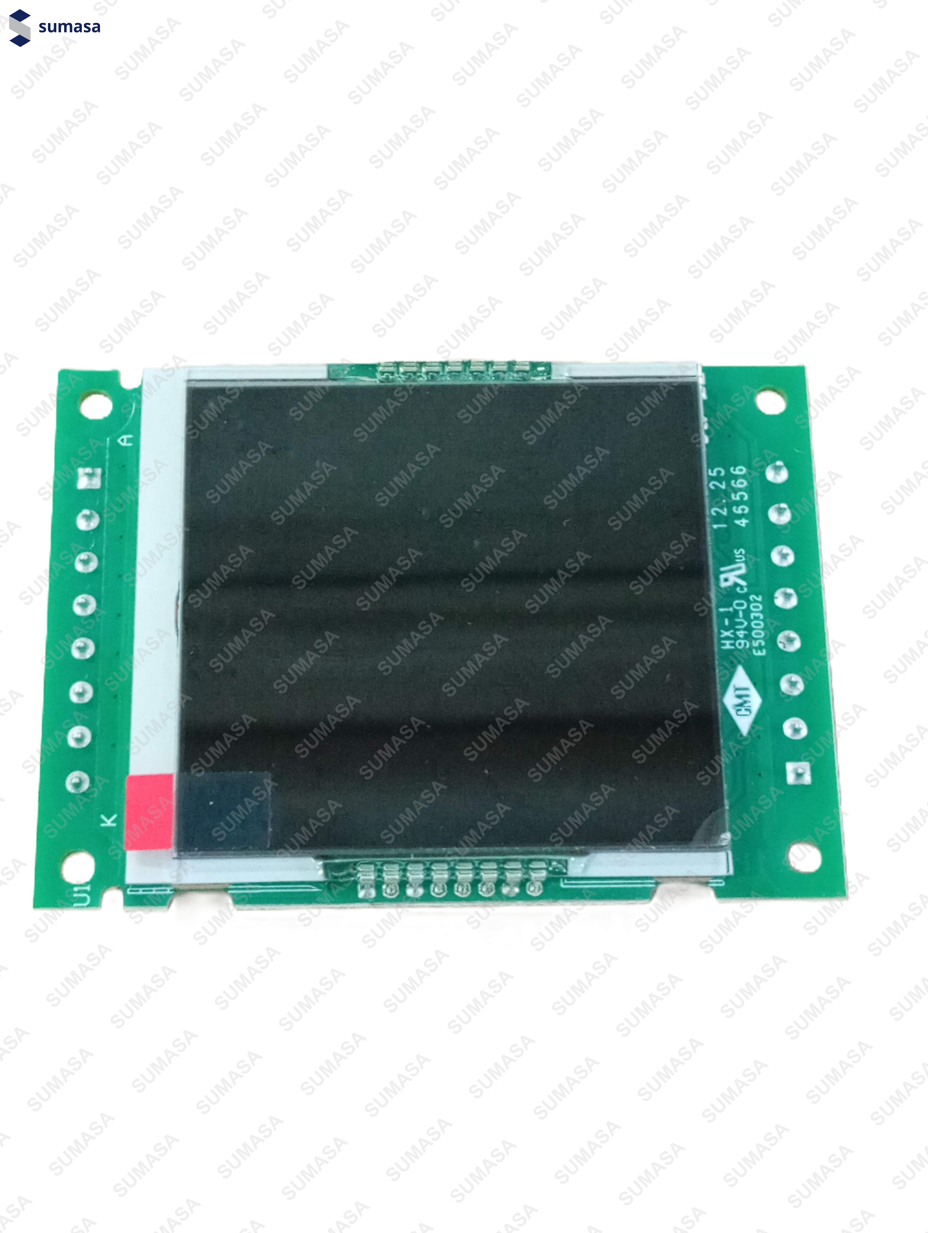 DISPLAY LCD699-A (NEGRO) SMALL ALFANUMERICO TRICOLOR (COMUN NEG./POSITIV.)