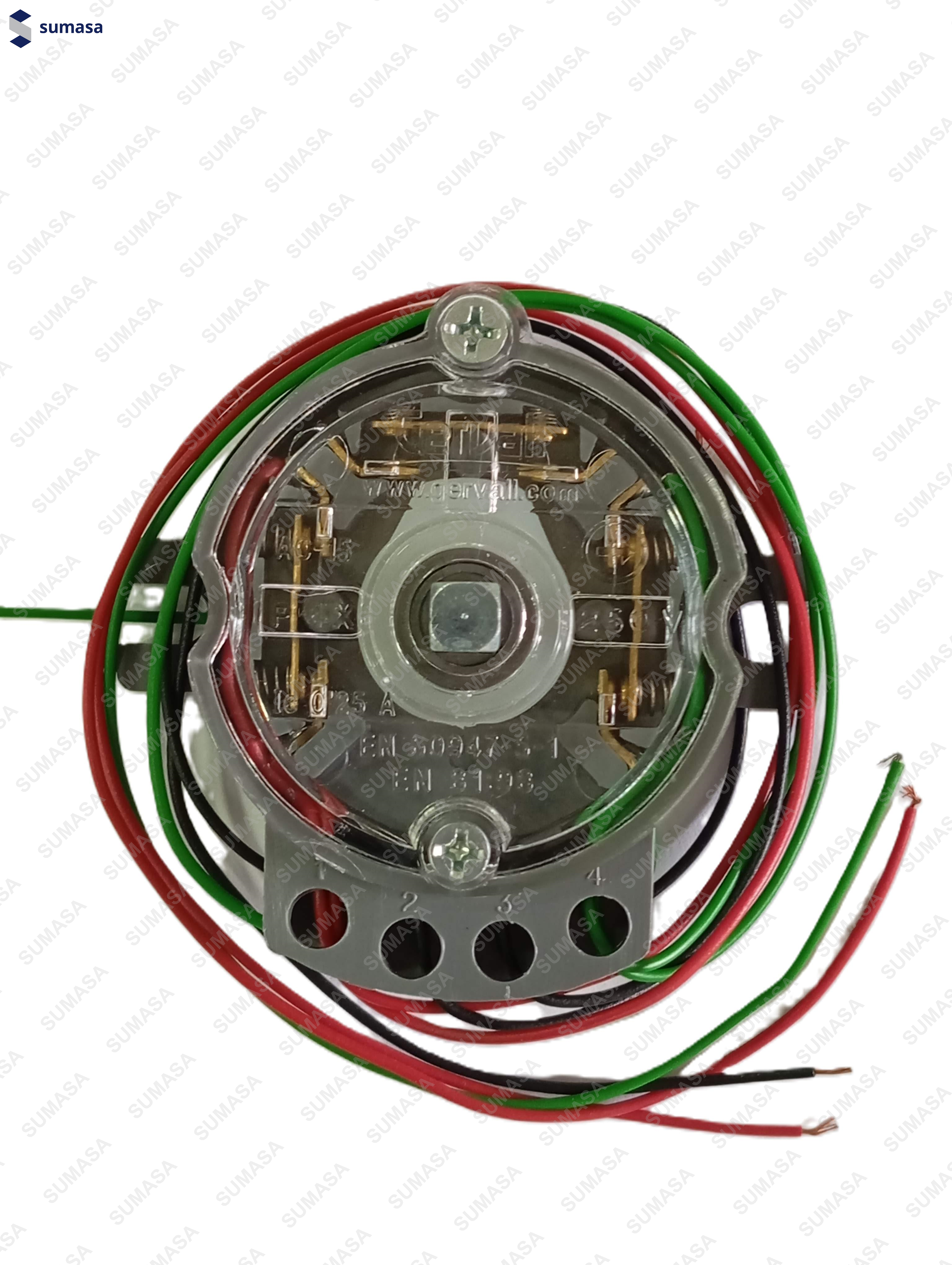 165 PARADOR CON 3 CONTACTOS INDEPEN (CABLE LARGO)