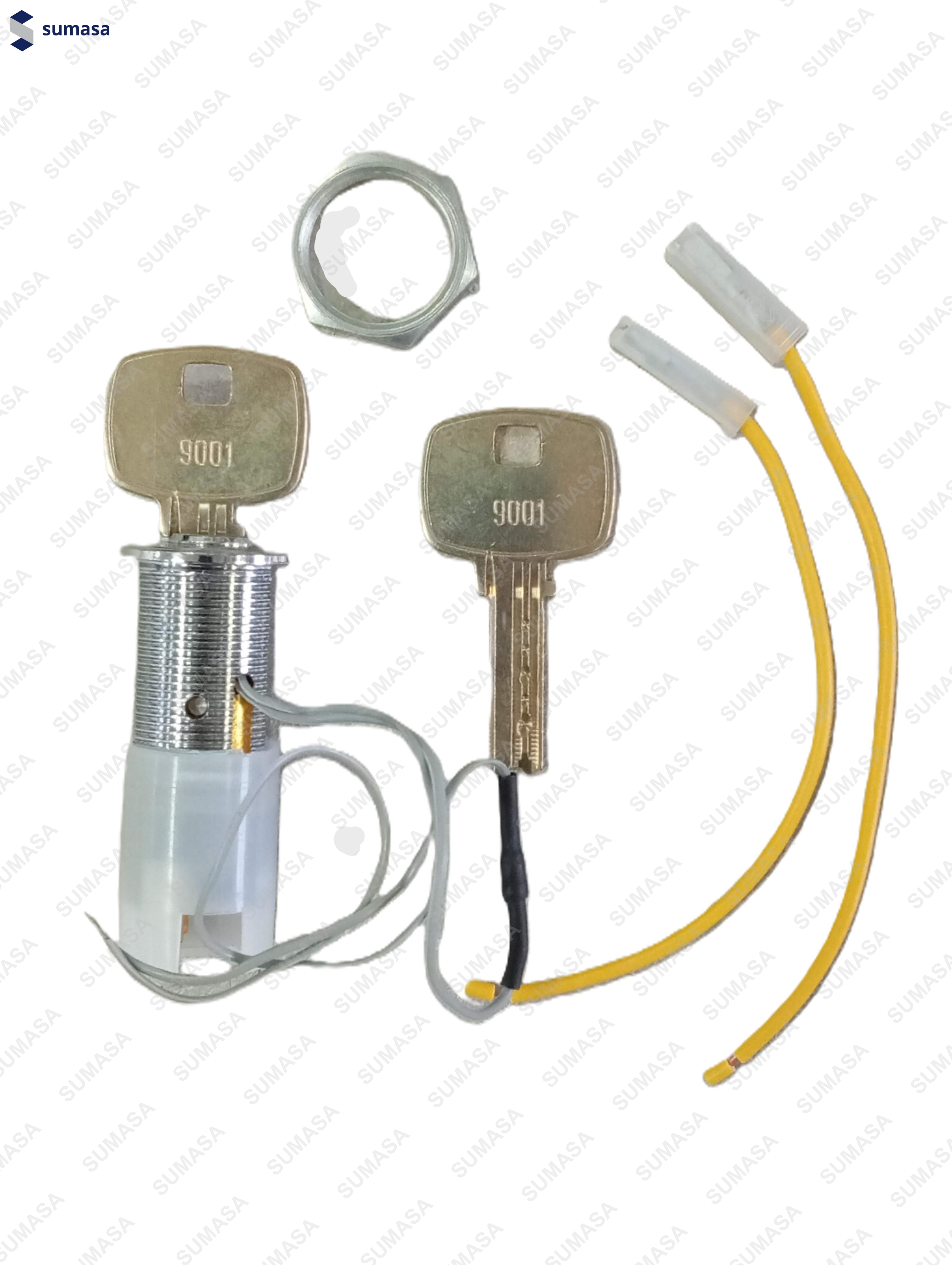 LLAVIN SEG. STS C/RETORNO CON LED LLAVE PUNTOS