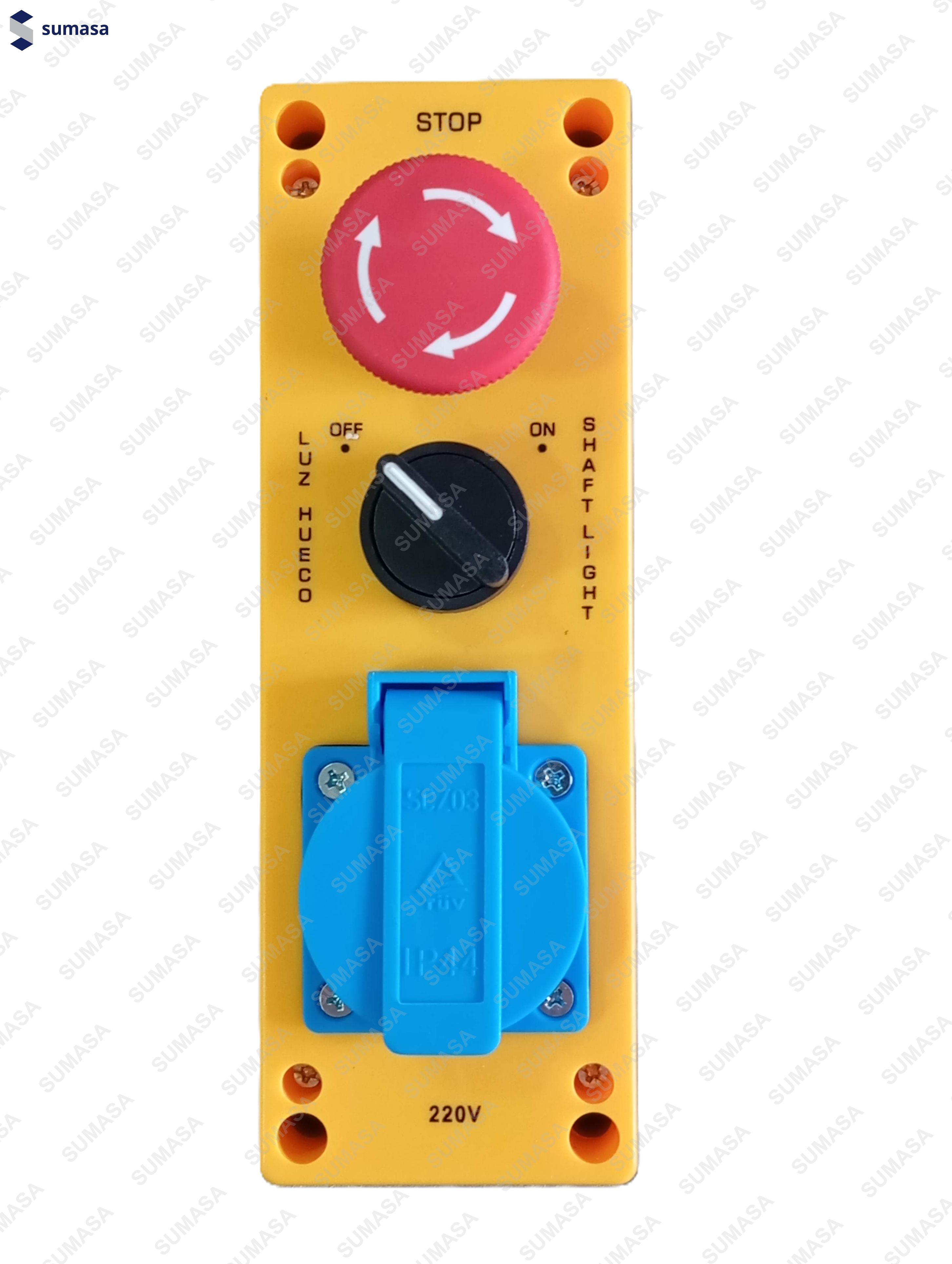 BOTONERA FOSO (CONMUT+ENCHUFE+STOP)