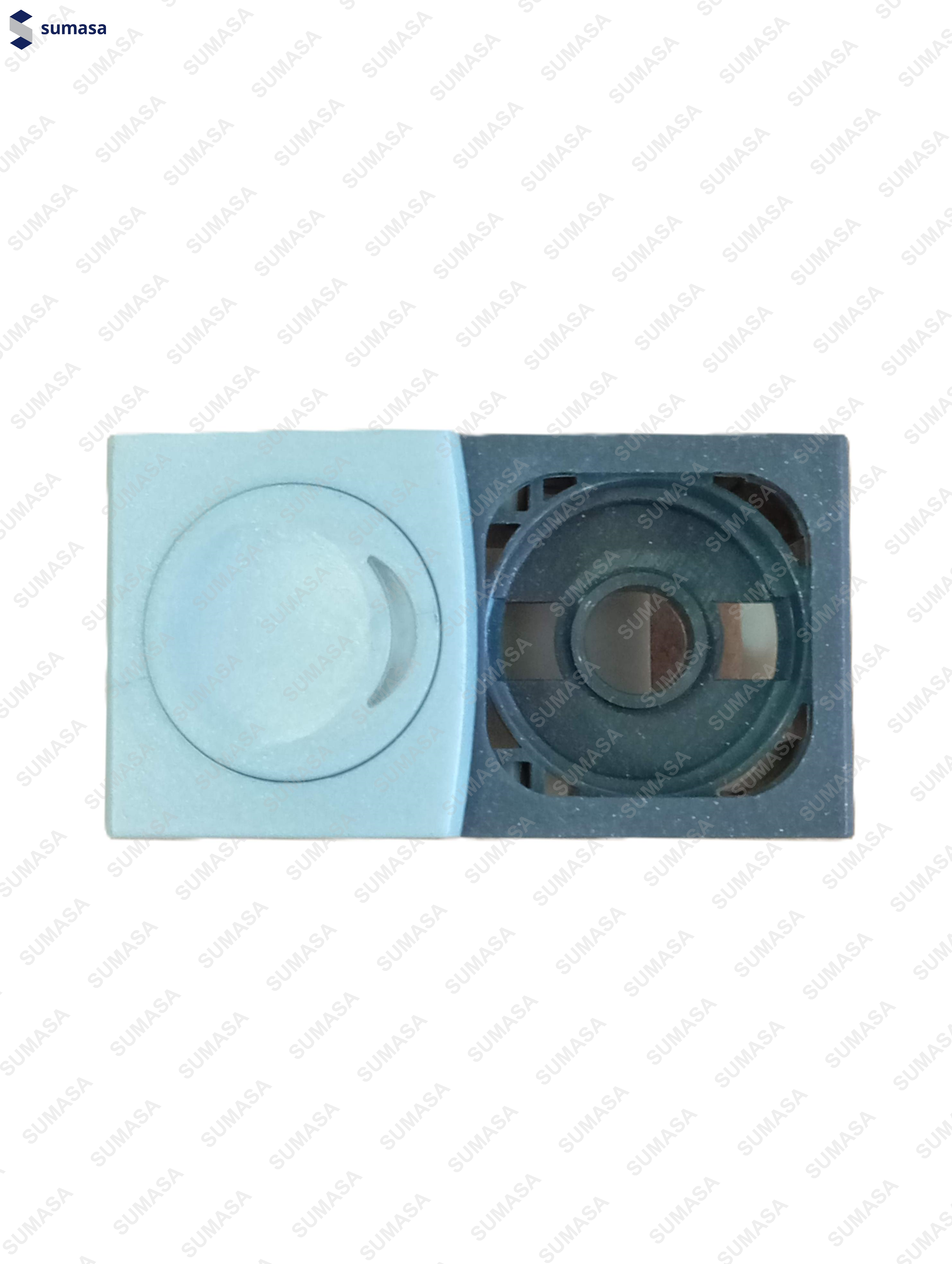 THYSSEN PULSADOR PM-6 LED AZUL SIN ZUMBADOR