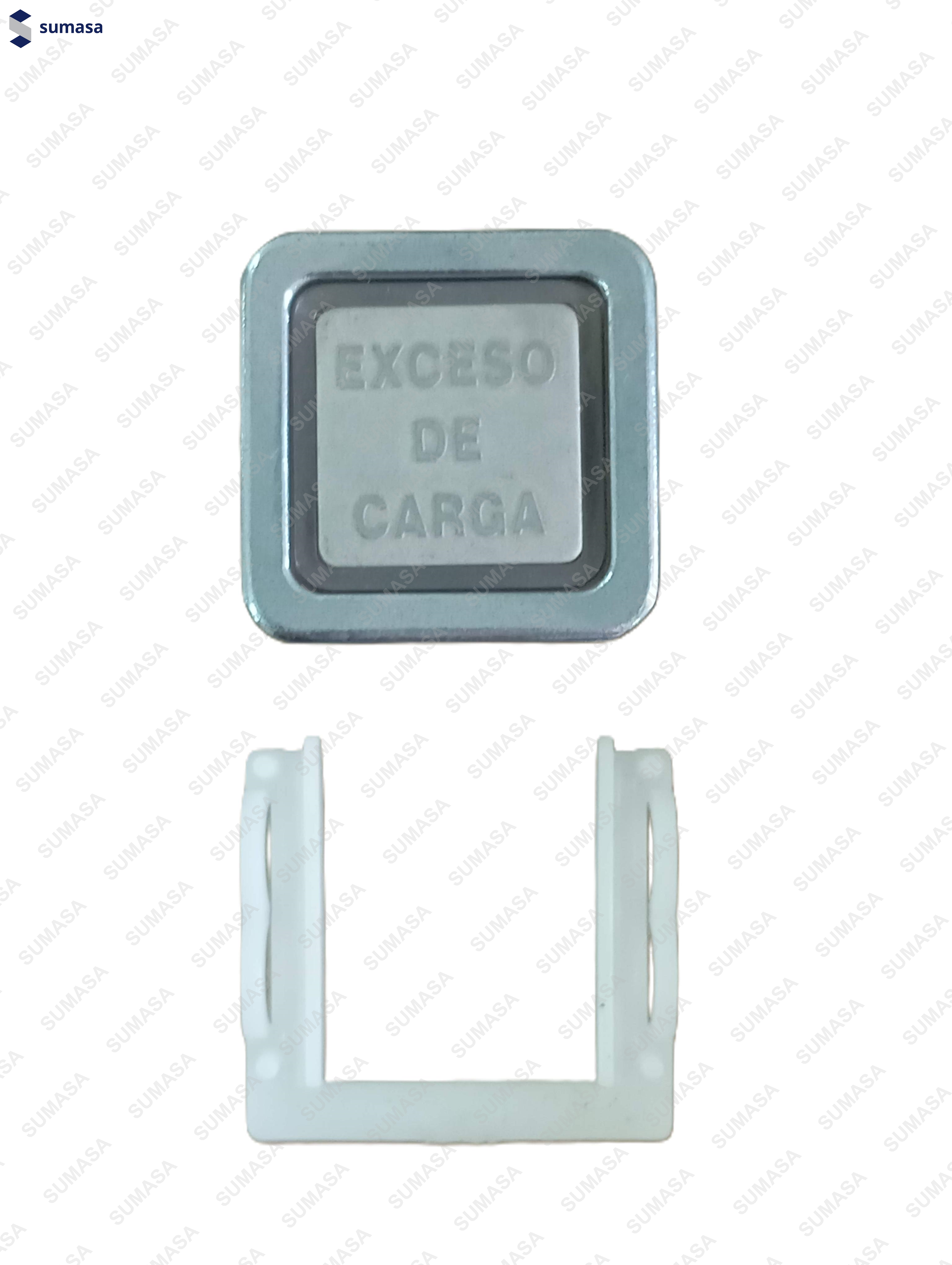 PILOTO "EXCESO CARGA" 24V LETRAS