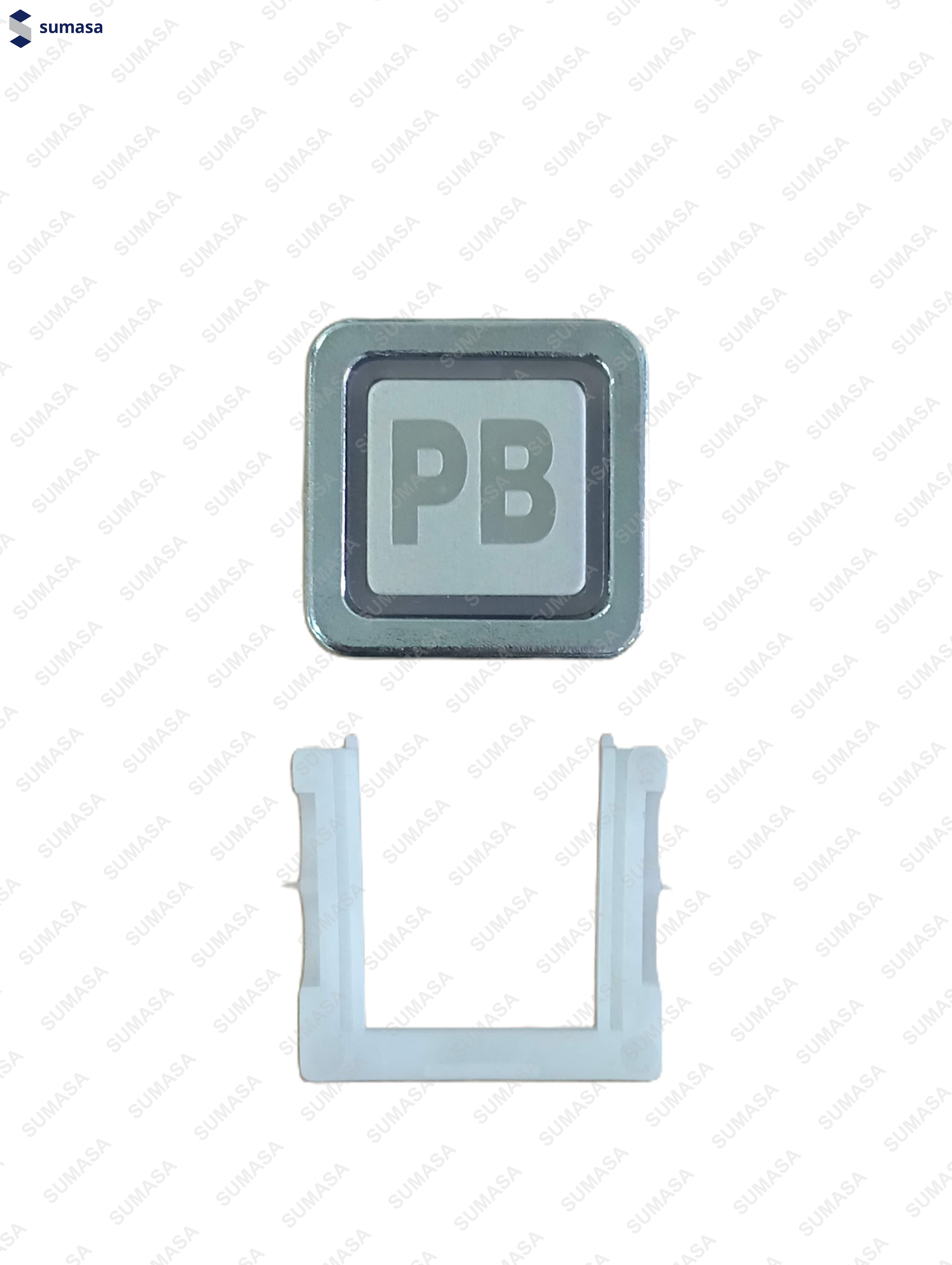 PULSADOR IRIMAR CROMO "PB" (24V)