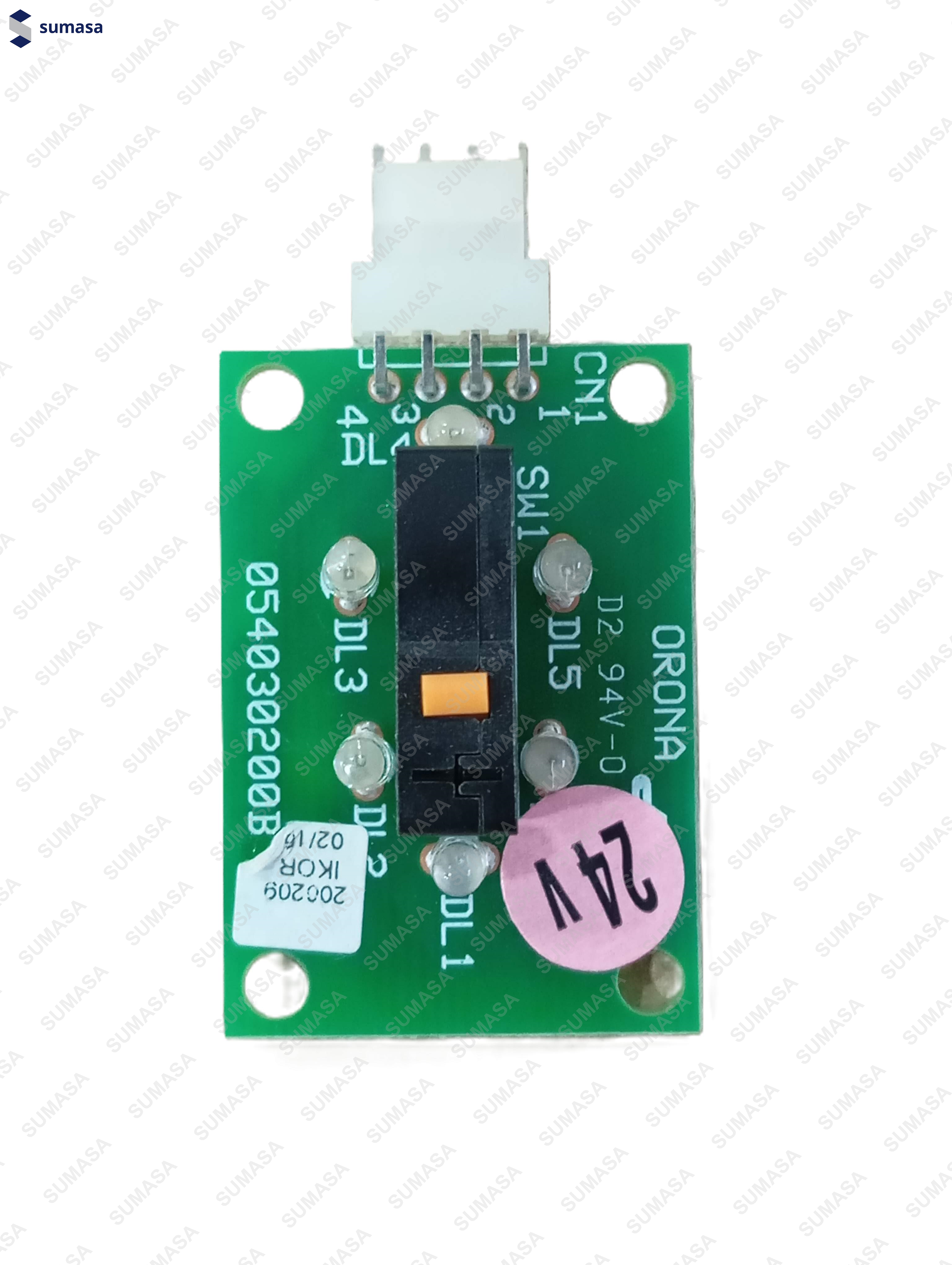 ORONA CIRCUITO IMPRESO PULSADOR CONEC.6 LED 24V 1NA OR97 5124027-1