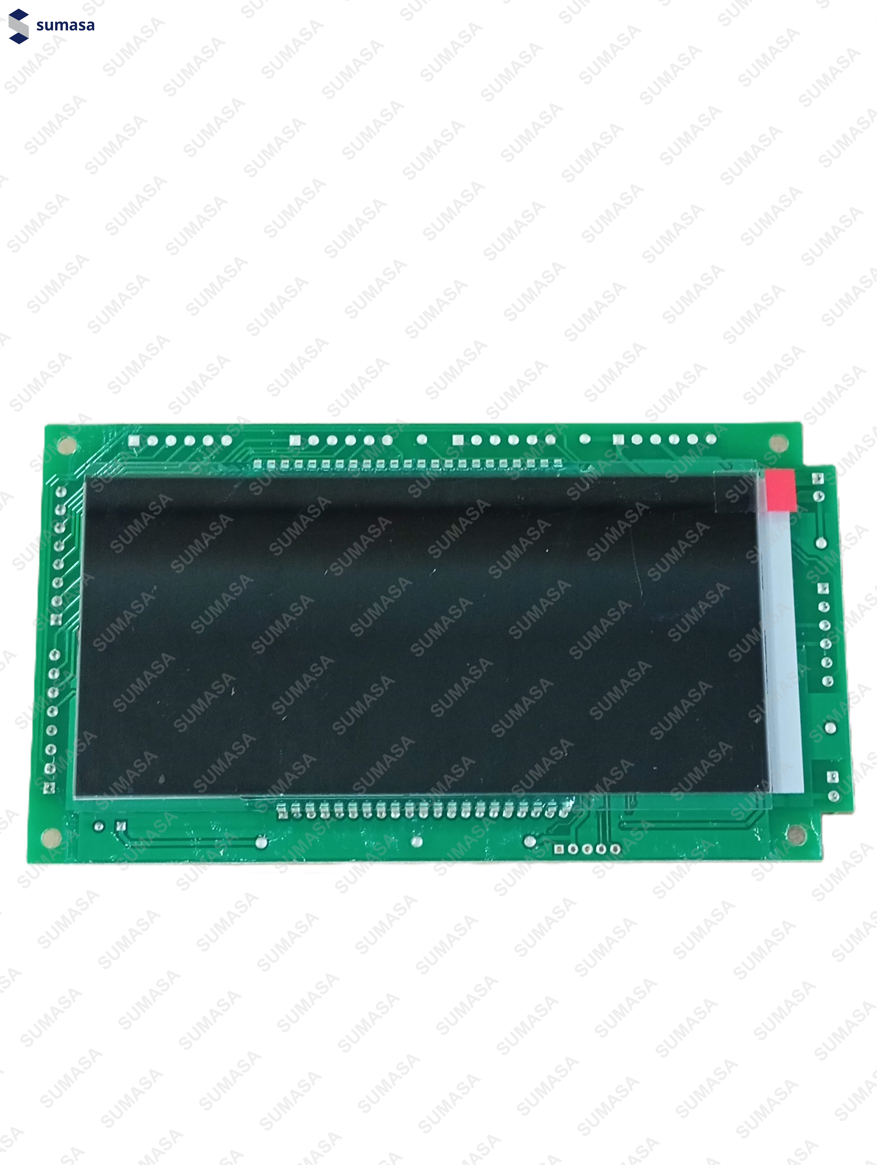 DISPLAY LCD599-A (NEGRO) ALFANUMERICO TRICOLOR (COMUN NEG./POSITIV.)