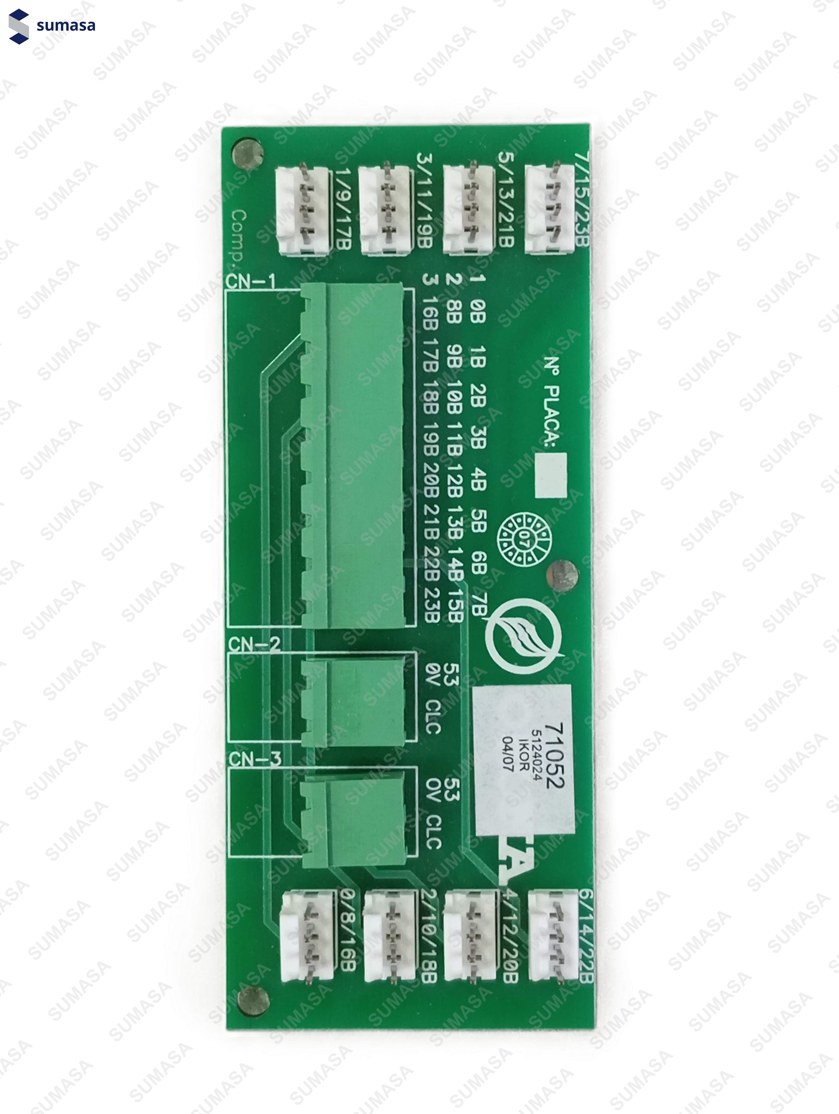 ORONA PLACA CIRCUITO DISTRIBUCION PULSADORES BOT.CABINA