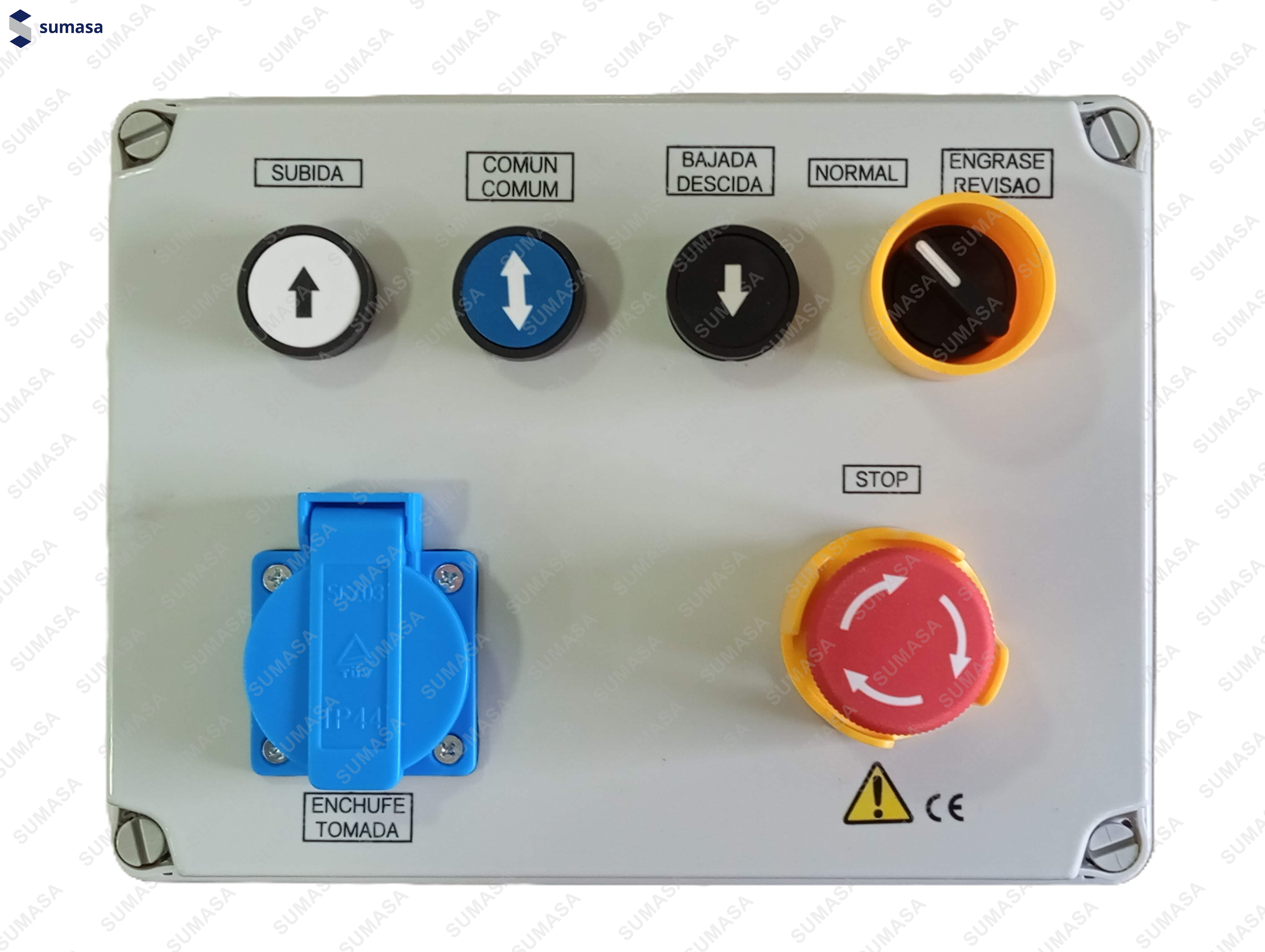 BOTOBERA REVISION CABINA SUB+COMUN+BAJ.REV.STOP.ENCHUFE