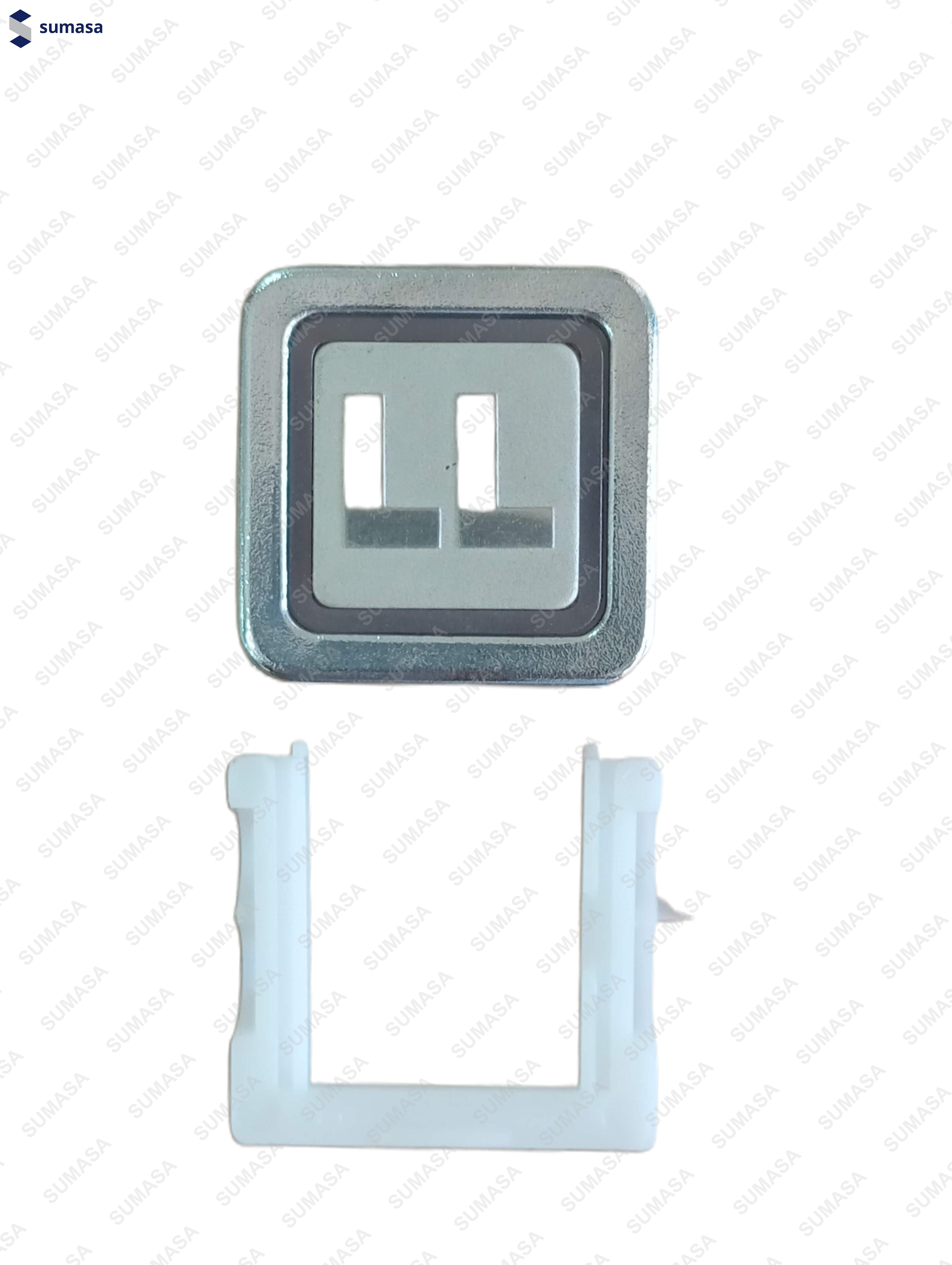 PULSADOR IRIMAR CROMO "LL" (24V)