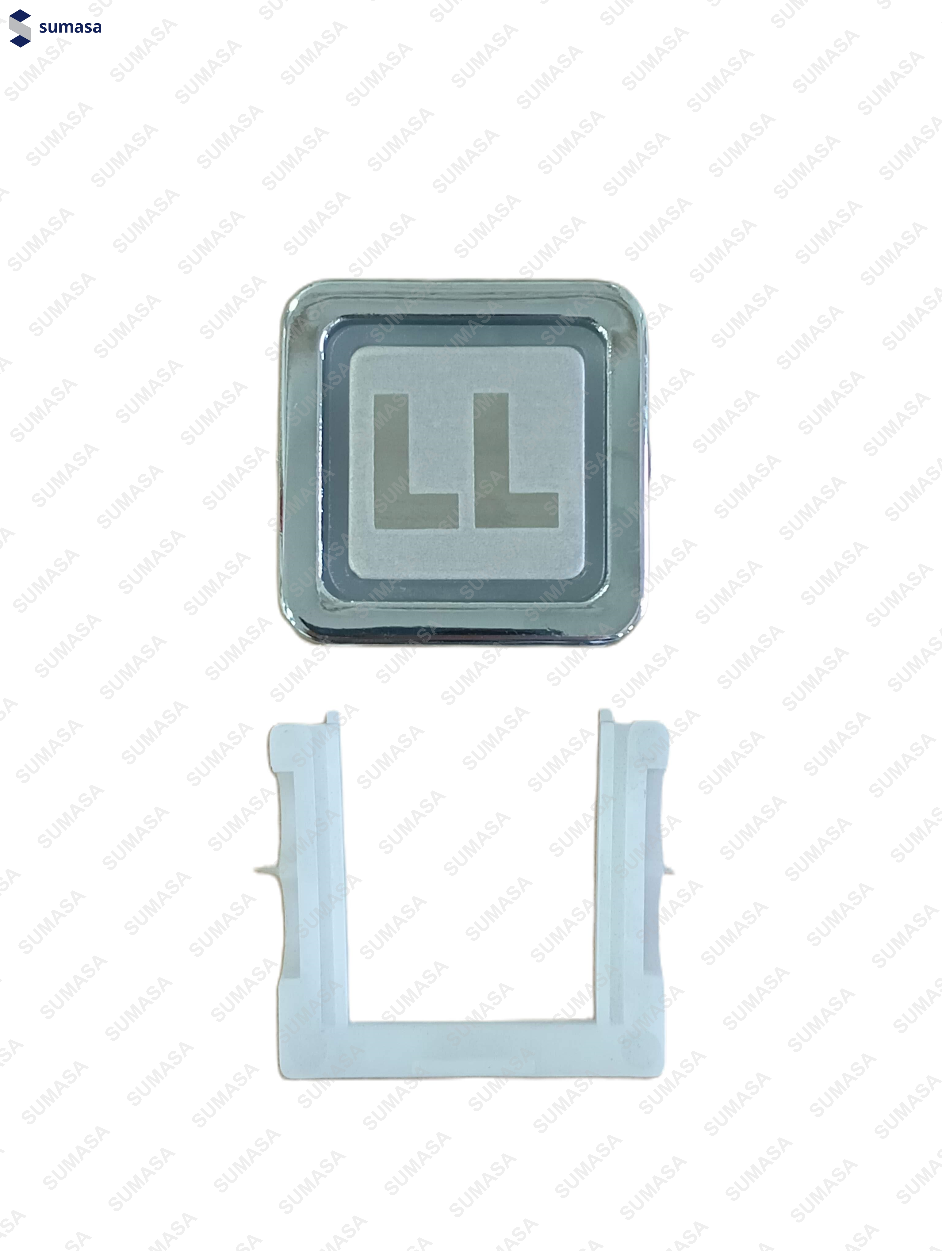 PULSADOR IRIMAR CROMO "LL" (220V)