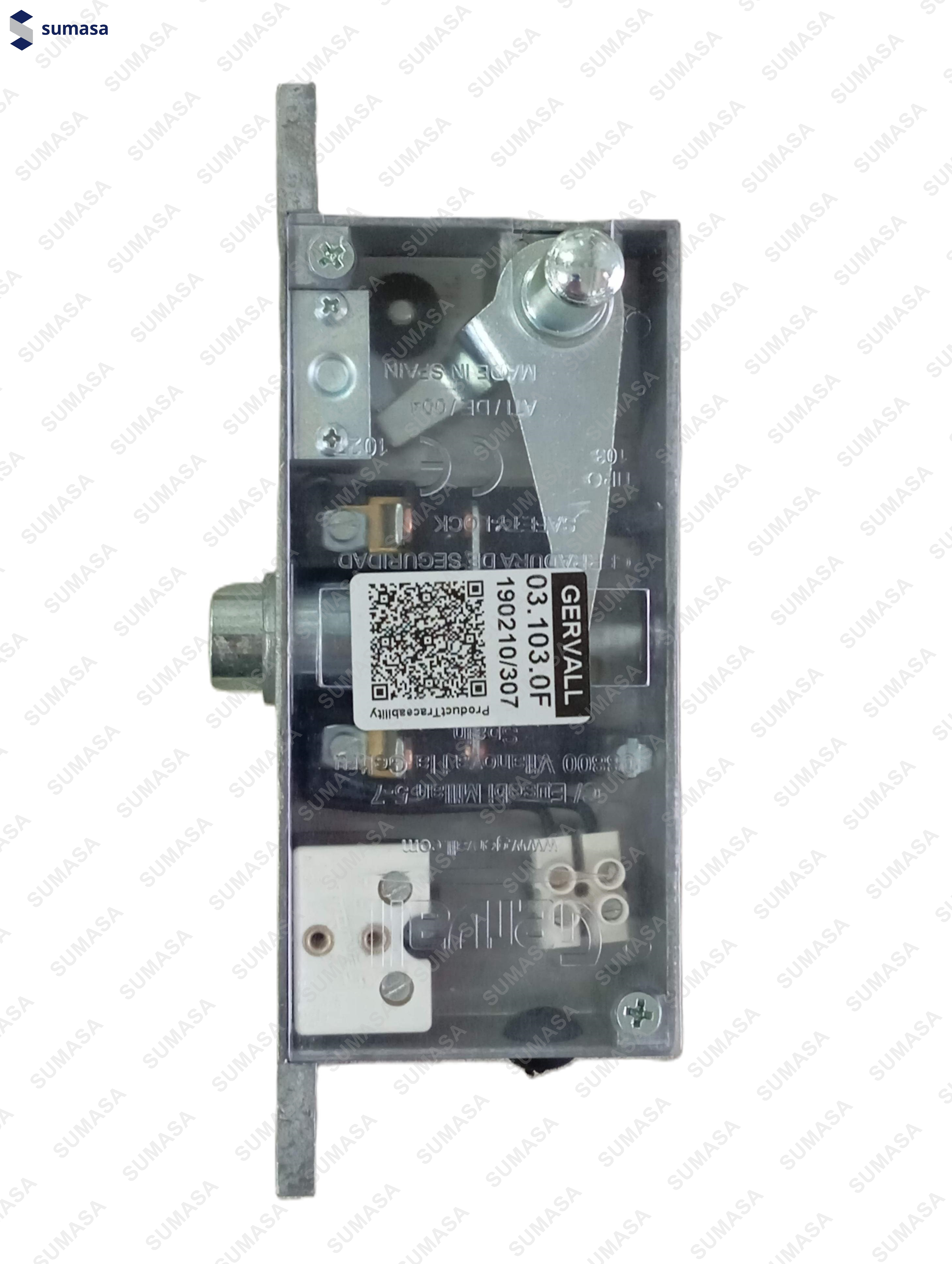 CERRADURA GERVALL 03.103.OF SIN CONT.AUXILIAR.P.BISELADO