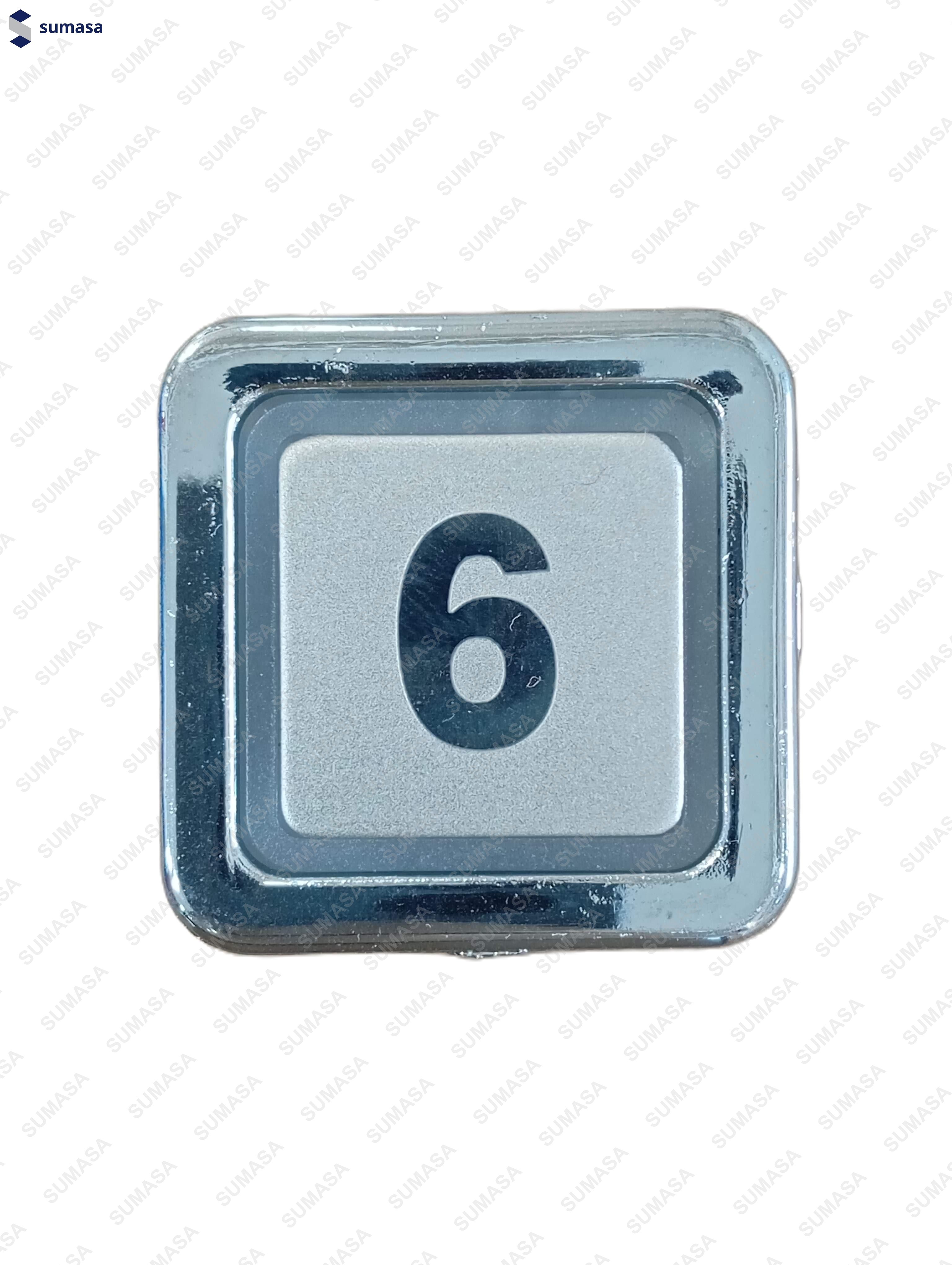 PULSADOR IRIMAR CROMO "6" (24V)