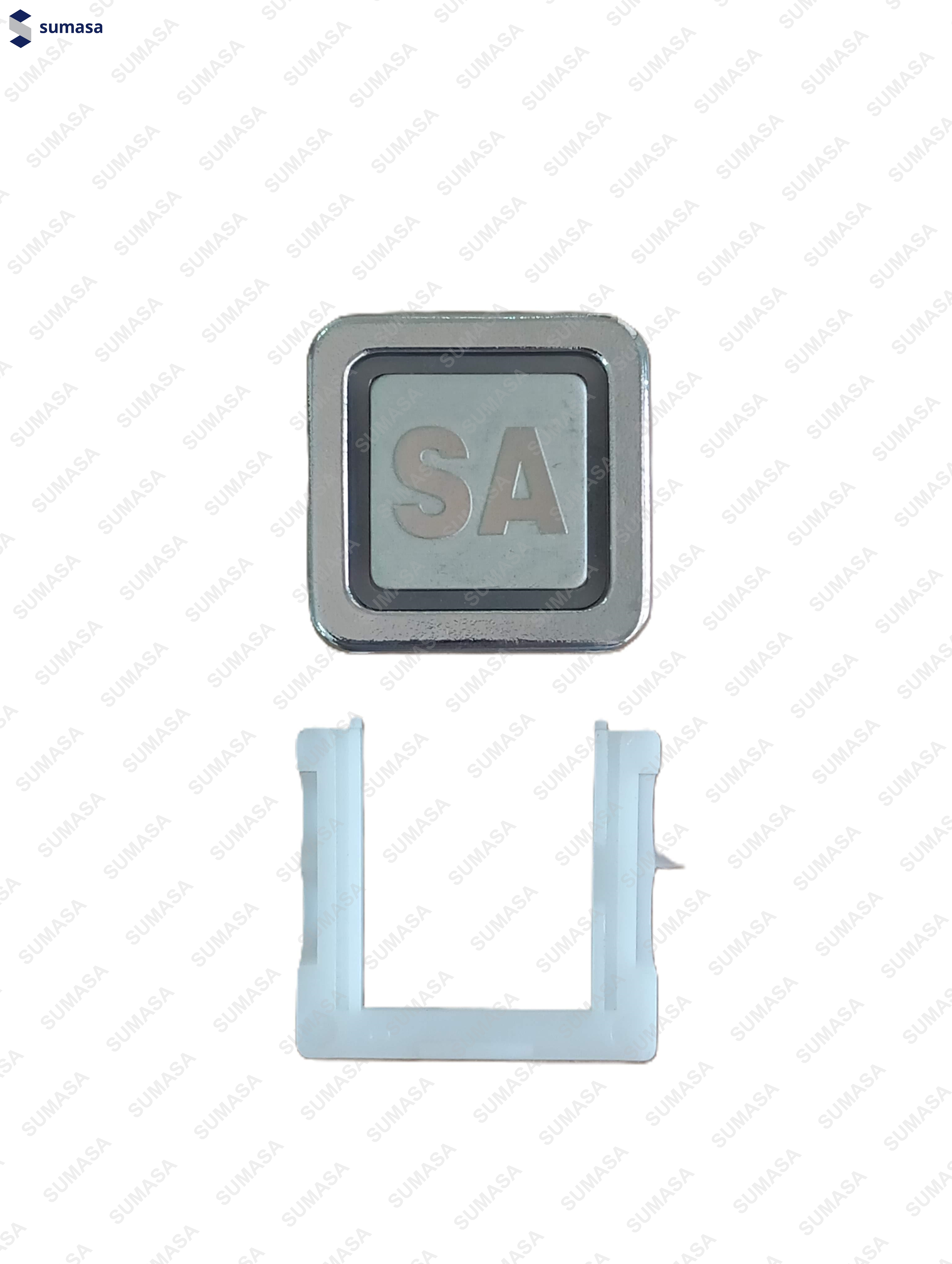 PULSADOR IRIMAR CROMO "SA" (110V)