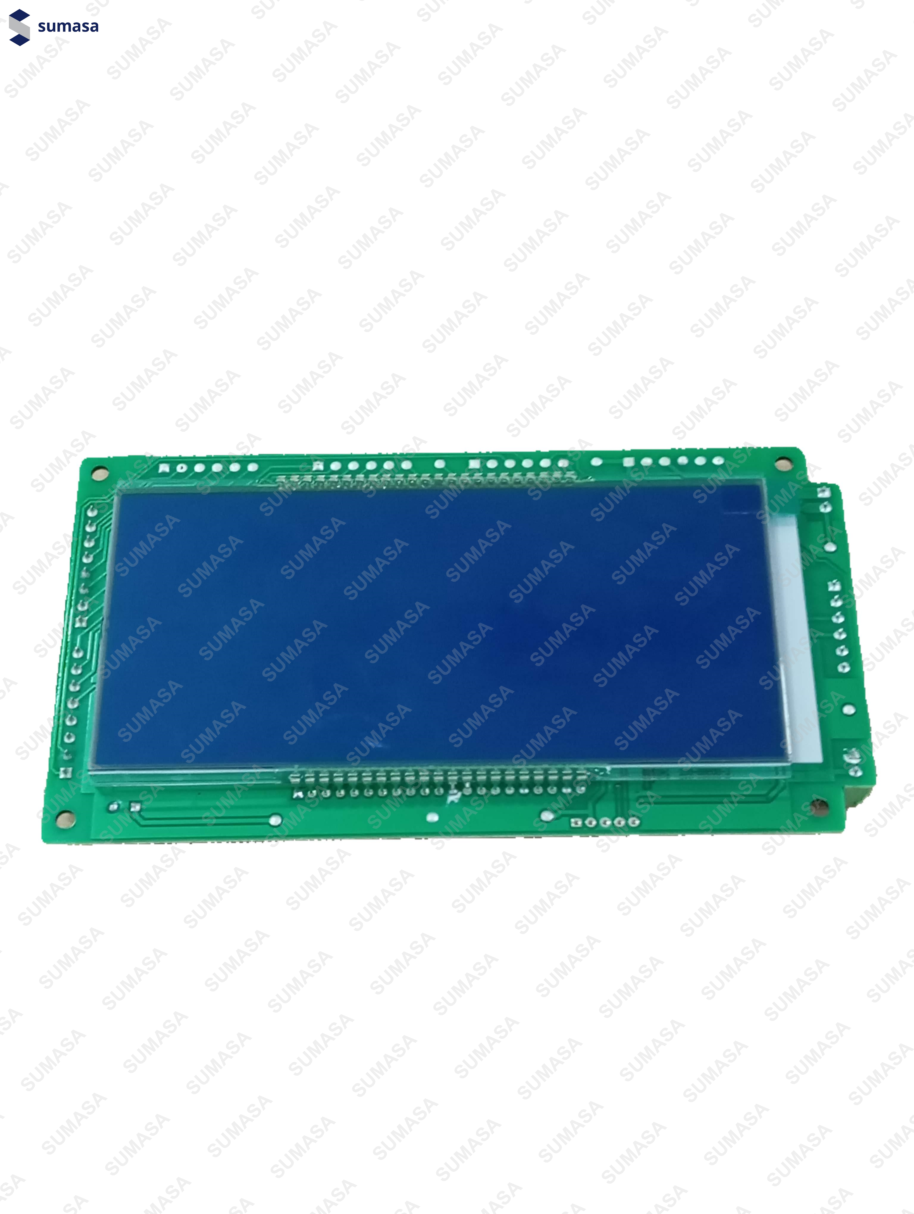DISPLAY LCD590-A (AZUL) ALFANUMERICO TRICOLOR (COMUN NEG./POSITIV.)